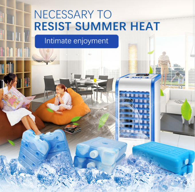 400ml Capacity Plastic Colorful Fan Ice Pack With Cooling Powder For