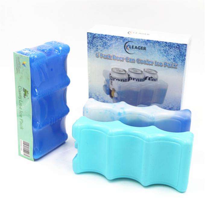 HDPE Plastic Breast Milk Ice Pack Non - Toxic For Cooling , CPSIA Approved