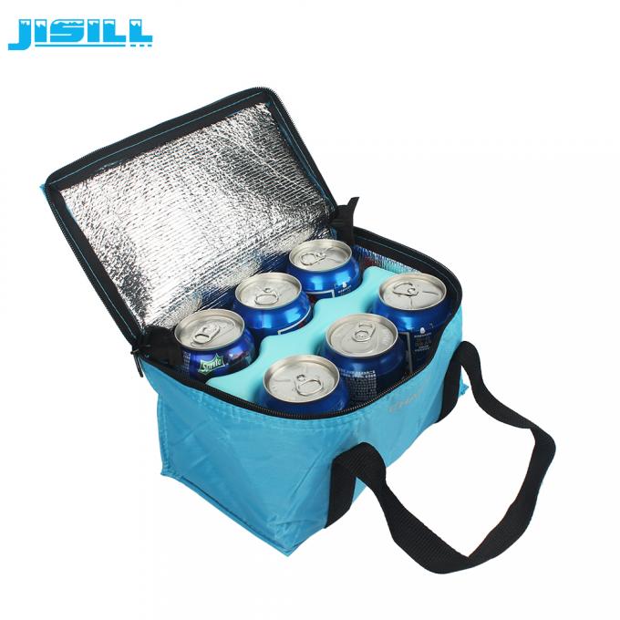 Portable Drink Freezer Ice Blocks / Cooler Freeze Packs 6 Bottles