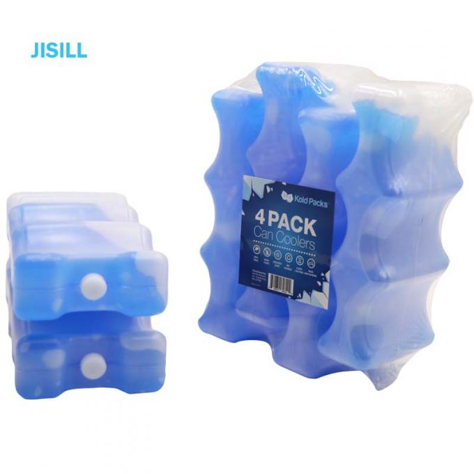 Customize Reusable Breast Milk Ice Pack 6 Can Cooler With Cooling Gel Liquid