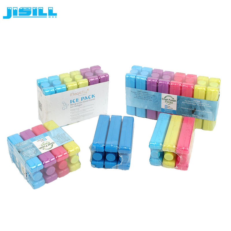 100ml Bpa Free Hdpe Mini Hard Ice Packs No Leaking Colorful Freezer Ice Block For Lunch Bag