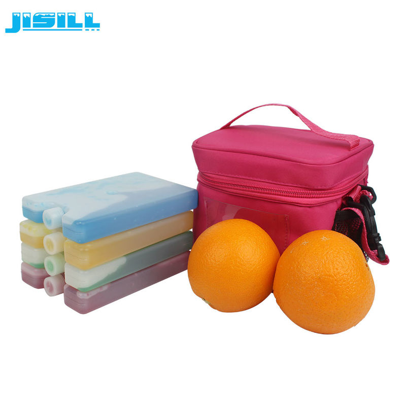 Small Portable Plastic Ice Packs Hard Gel Cooler Box For Picnic Bag