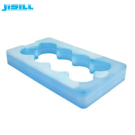 Plastic Material Special Shape Custom Gel Ice Cooler Bricks For Beverage Cold
