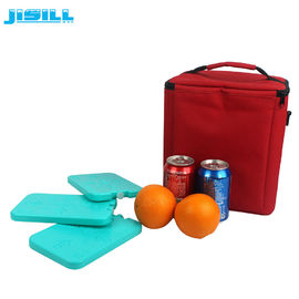 Blue Hard Plastic Reusable Slim Lunch Ice Packs For Cooler Bag