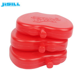 Red Reusable Food Freezer Mini Ice Packs For Kids Cooler Bags MSDS Approve