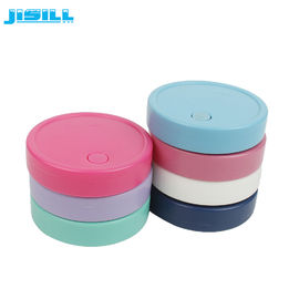 Customized Plastic Round Mini Ice Packs , Colorful Ice Hockey Puck For Promotion
