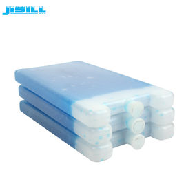 HDPE 750g Gel Filled Ice Packs Blue Color With Adjustable PCM Gel Liquid