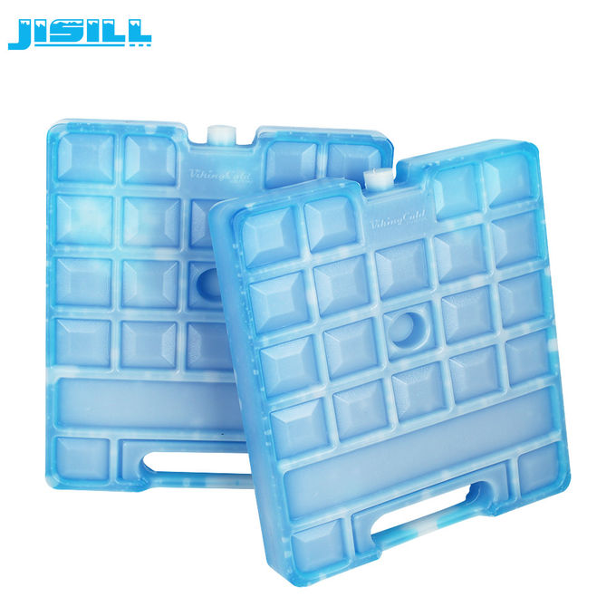 HDPE Large Reusable Cooler Ice Packsblue Gel Ice Block Food With Handle