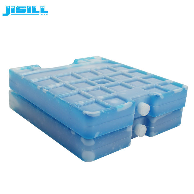 HDPE Large Reusable Cooler Ice Packsblue Gel Ice Block Food With Handle