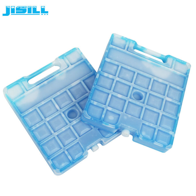 HDPE Large Reusable Cooler Ice Packsblue Gel Ice Block Food With Handle