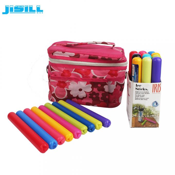 Food Grade Reusable Cylindrical Ice Pack For Cooling Beverage / Beer