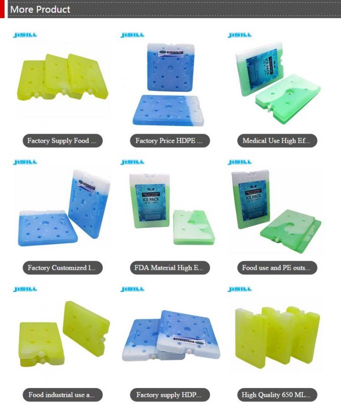 Food Shipping Refreezable Ice Packs Thermal Type 16.5x9x1.8cm Size