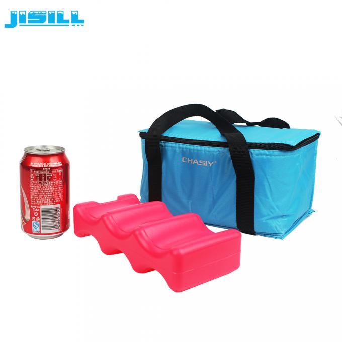 Portable Drink Freezer Ice Blocks / Cooler Freeze Packs 6 Bottles