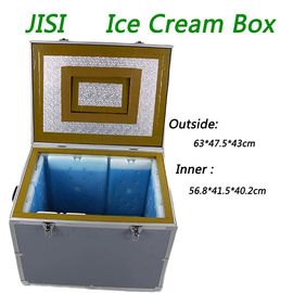 Buy PU + Vacuum Insulation Material Ice Cream Cooler Box For -22C Frozen online manufacture