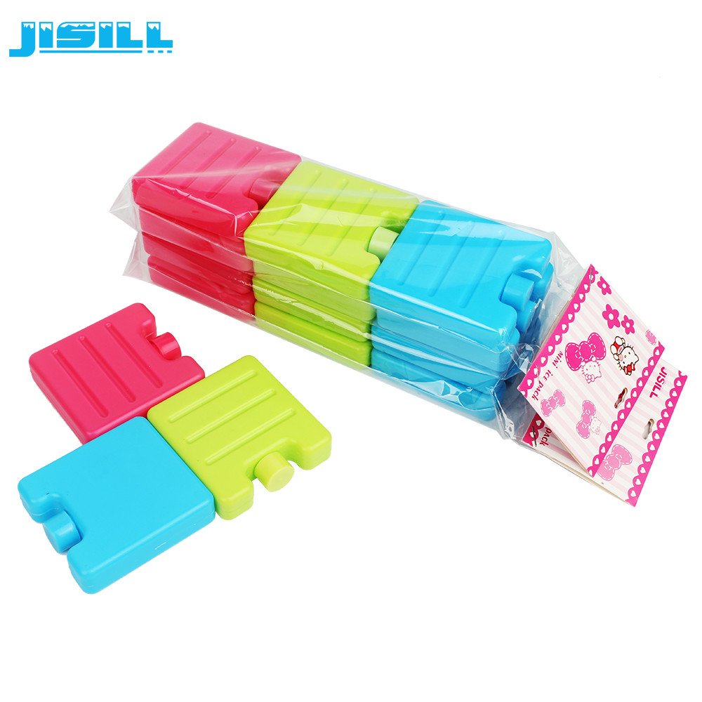 HDPE Hard Shell Mini Ice Packs / Plastic Freezer Ice Blocks For Lunch ...