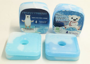 Single Hole Hard Insulation Lunch Ice Packs  With Mini PCM Gel Cooling Elements For Food Frozen