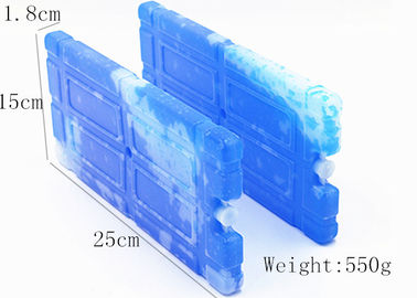 Non Toxic Food Grade Eutectic Cold Plates Gel Polymer Cold Bricks For Cooler Box For Food Frozen