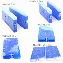 Non Toxic Food Grade Eutectic Cold Plates Gel Polymer Cold Bricks For Cooler Box For Food Frozen