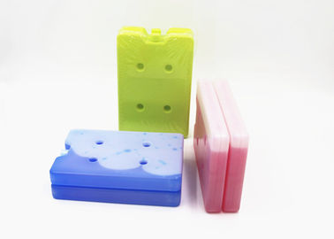 Color Customizable Ice Cooler Brick , Reusable Gel Cold Plate For Ice Cream