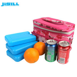 Hot Sale reusable food grade Hard shell plastic reusable gel ice brick for lunch bag for food frozen