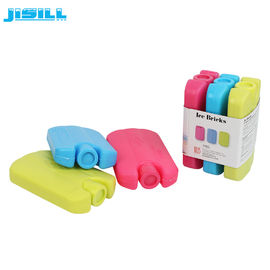 Children'S Mini Ice Packs For Lunch Bag , Red Frozen Gel Packs 12*7.8*2cm Size For Food Frozen