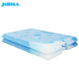 Blue PCM Coolant Flat HDPE Large Cooler Ice Packs Non Toxic - 25 Degrees For Food Frozen