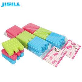 HDPE Hard Shell Mini Ice Packs / Plastic Freezer Ice Blocks For Lunch Bag For Food Frozen