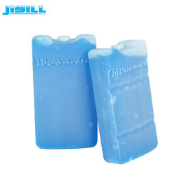 Durable Plastic Small Reusable Gel Ice Packs For Frozen Food Blue Color