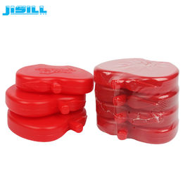 High Efficiency Reusable Cute Ice Packs Bpa Free Red Apple Shape Ice Bricks For Cooler Bags