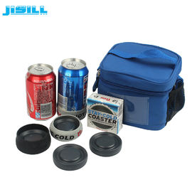 OEM Reusable Round Beer Holder Cooler Hdpe Hard Plastic 6.4cm X 1.5cm