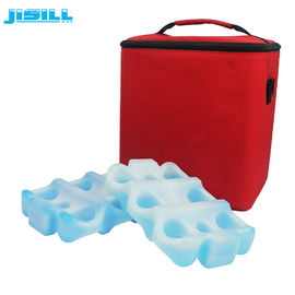 HDPE Material Special Shape Breast Milk Ice Pack With 6 Holes For Wine Beer