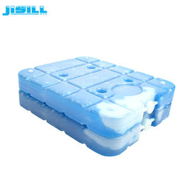 FDA Material HDPE Plastic With Handle Large Ice Eutectic Cold Plate For Frozen Food Or Fruit
