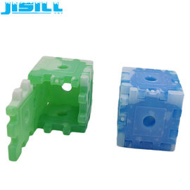 W Puzzle Ice Cooler Brick  Avirulent  Insipidity PCM Inside Material  For Frozen Food Drinks