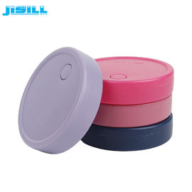 Reusable Portable Round Ice Hockey Puck For Drink , Plastic Material