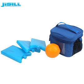 Plastic Ice Packs ice brick and ice bag with ice gel inside HDPE material colorized  ice pack for can and kids lunch box