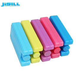 colorful rigid HDPE food grade colorized plastic ice packs widely use keep cold gel bottle cooler for kids lunch box