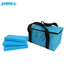 Food Grade HDPE Cold Ice Pack 16.5*7.4*2 Cm For Frozen Food Blue Color