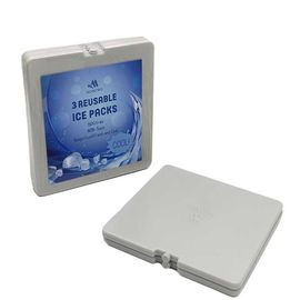 290ml Fit Fresh Cool Box Ice Packs , Freezer Cool Packs 19*19*1cm Size For Food Frozen