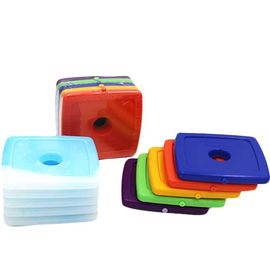 Colorful Beautiful Plastic Lunch Ice Packs Cooling Gel 13.3*12.7*1.3cm