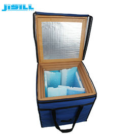 Low Temperature Medical Cool Box VPU Material With Vips And Ice Brick Inside