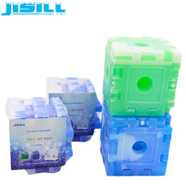 Special Splicing Ice Cooler Brick PE Plastic Material BPA Free For Cooler Bags