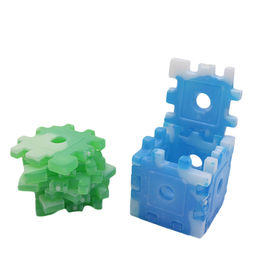 Special Splicing Ice Cooler Brick PE Plastic Material BPA Free For Cooler Bags