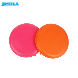 High Efficiency Durable HDPE Lunch Ice Packs Microwave Reusable Round Shape