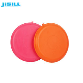 High Efficiency Durable HDPE Lunch Ice Packs Microwave Reusable Round Shape
