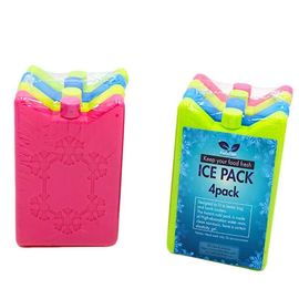 Food Grade Rigid Plastic Reusable Ice Blocks , Cool Bag Ice Packs For Lunch Box