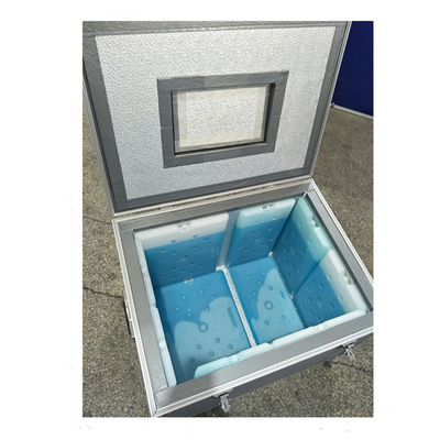 Large 95L Plastic / PU Insulation Ice Box Cooler For Ice Cream Storage