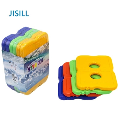 Two Hole Reusable Ice Packs For Coolers , Nontoxic Cool Bag Ice Pack For Lunch Box